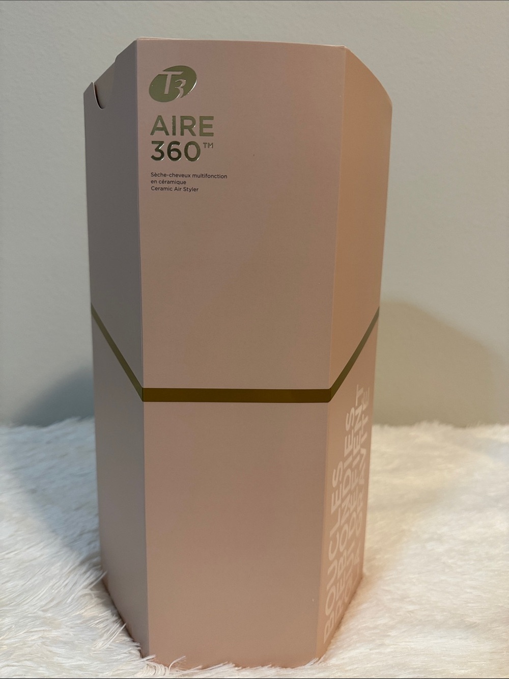 T3 Aire 360 Ceramic Dual Voltage Air Styler Blowout Kit - Satin Blush